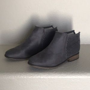 Gray Ankle Boots